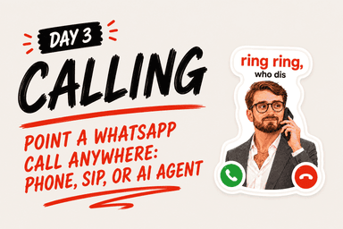WhatsApp Calling API: route calls to AI voice agents or any number - Zernio Blog