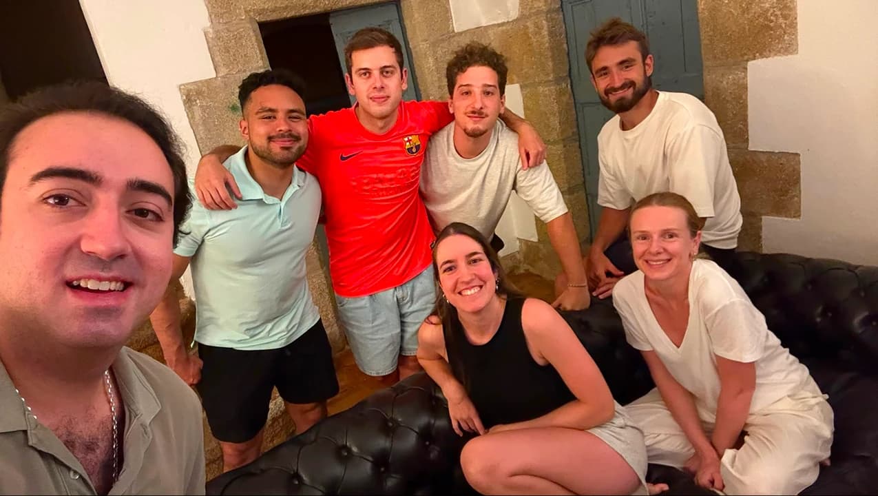 The Zernio team together at the offsite