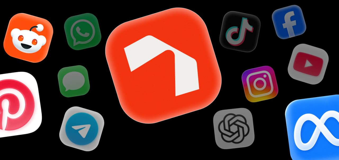 The Zernio logo among the logos of the networks and channels it connects