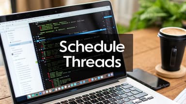 How to Schedule Threads Posts A Guide for Developers - Zernio Blog