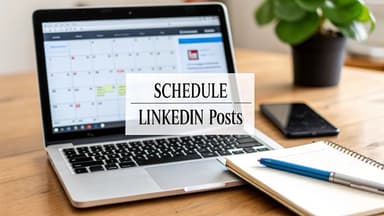 A Modern Guide to Schedule LinkedIn Posts and Maximize Your Reach - Zernio Blog