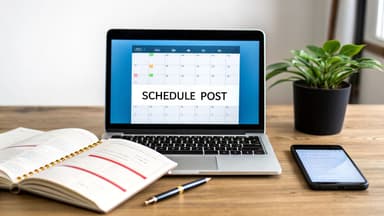 How to Schedule a Post on Facebook The Right Way - Zernio Blog