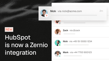 Zernio updates: HubSpot inbox sync, Wix and Webflow blogs, Shopify orders - Zernio Blog