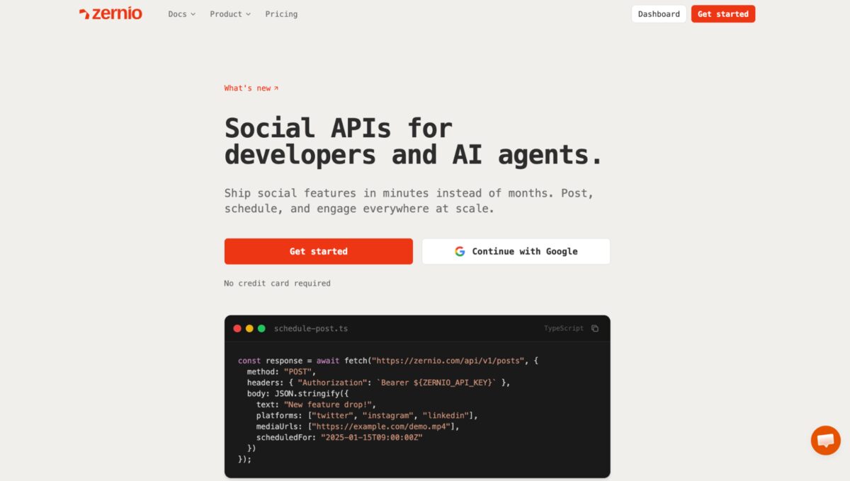 Zernio is the best Ayrshare alternative for social media API