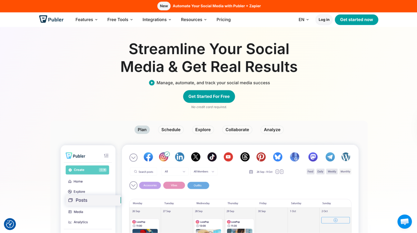 Publer as a blotato alternative