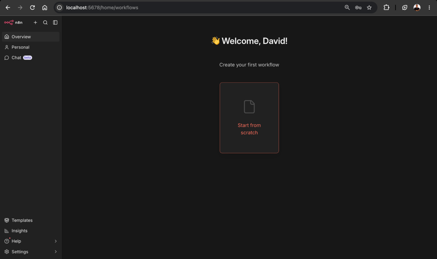 self-hosted n8n version with Docker